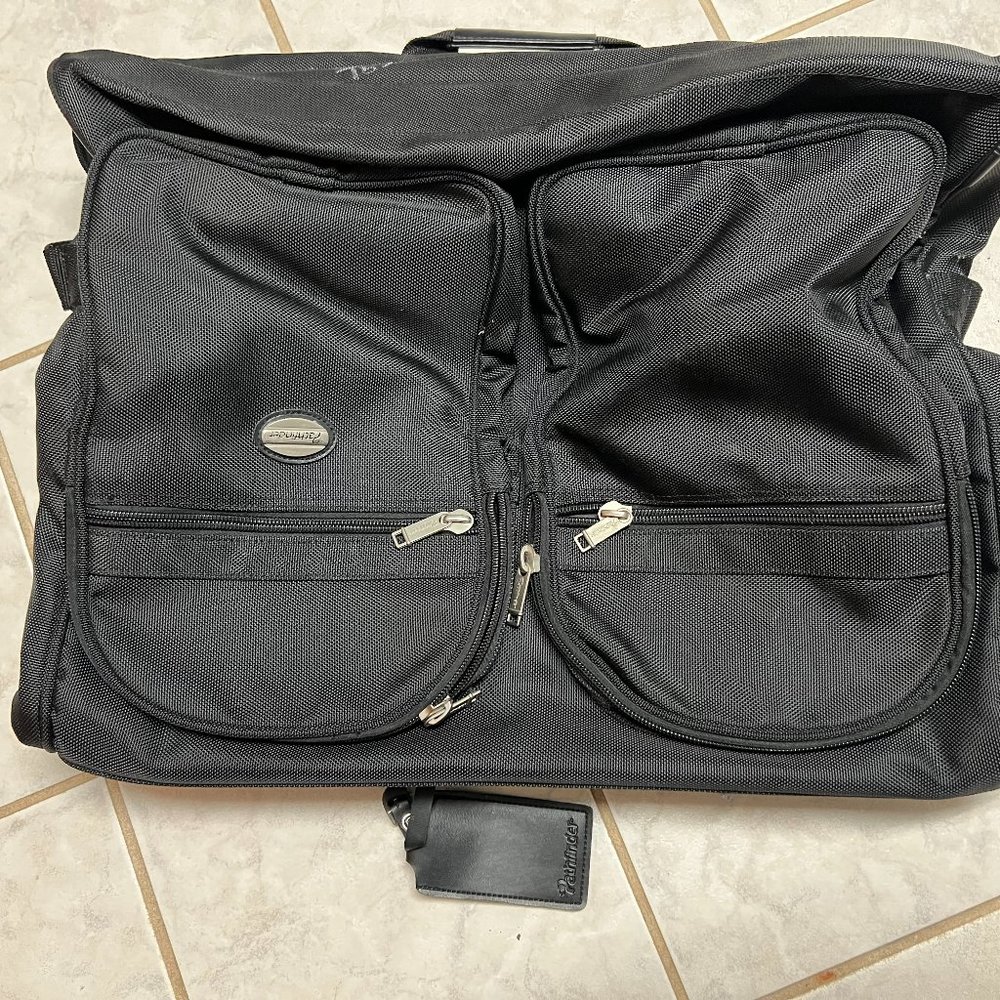 Pathfinder Black Ballistic Nylon  Compartment Garment Travel Bag